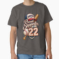 Proud Supporter of #22 – Vintage Baseball Player Number by HO•Designs