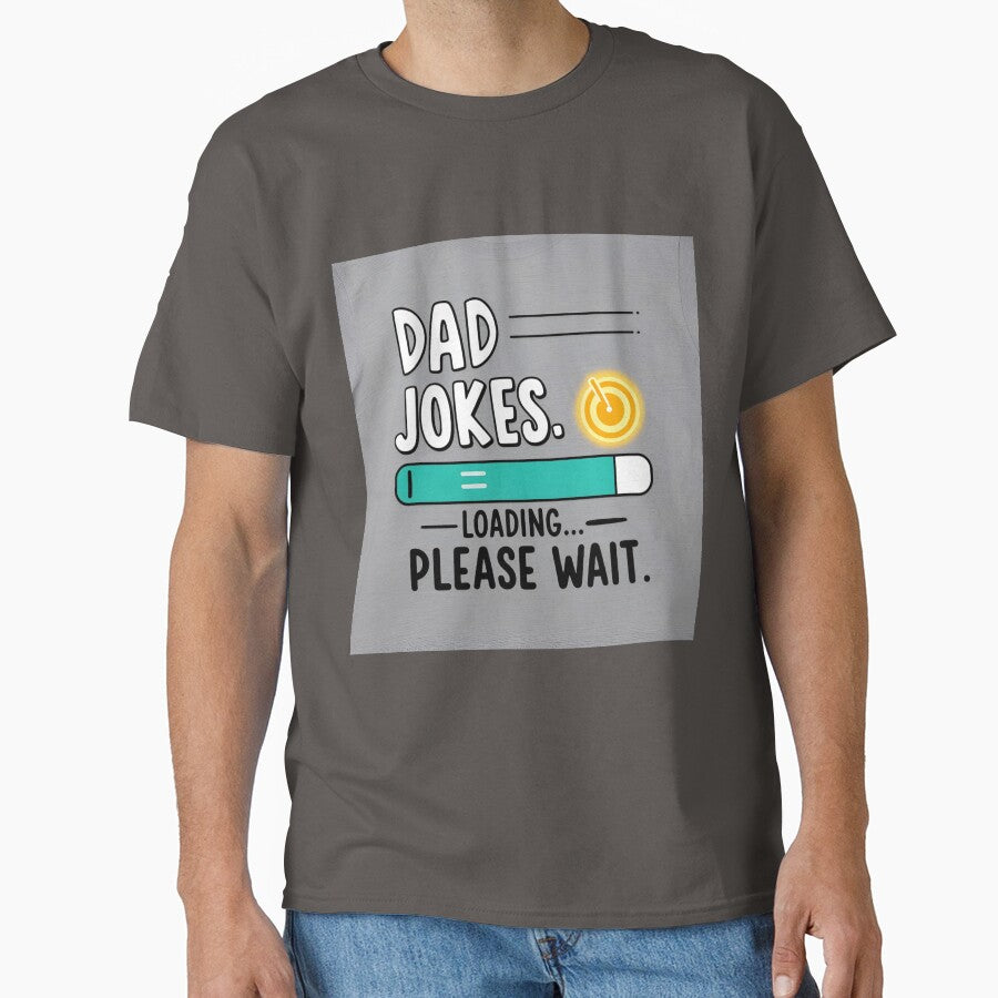 Dad Jokes in Progress | Cool Dad Shirt by azersan