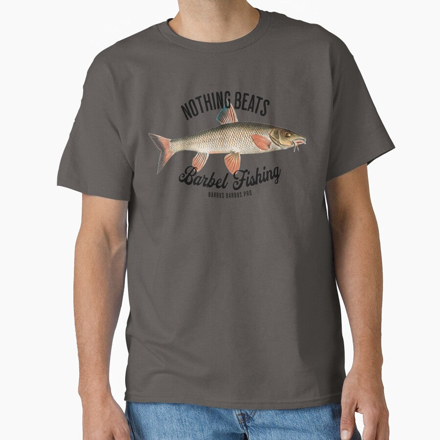 Barbel Fish Fishing T-Shirt fisherman gift angling angler by Distorted-Faces