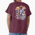 water color Mushroom design of nature blooming mushrooms by Victornewyork