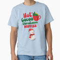 Hot Cocoa and Christmas movies T shirt by Mitti Di Khushboo