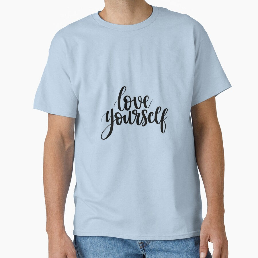 Love Yourself Calligraphy Lettering by girafficsco