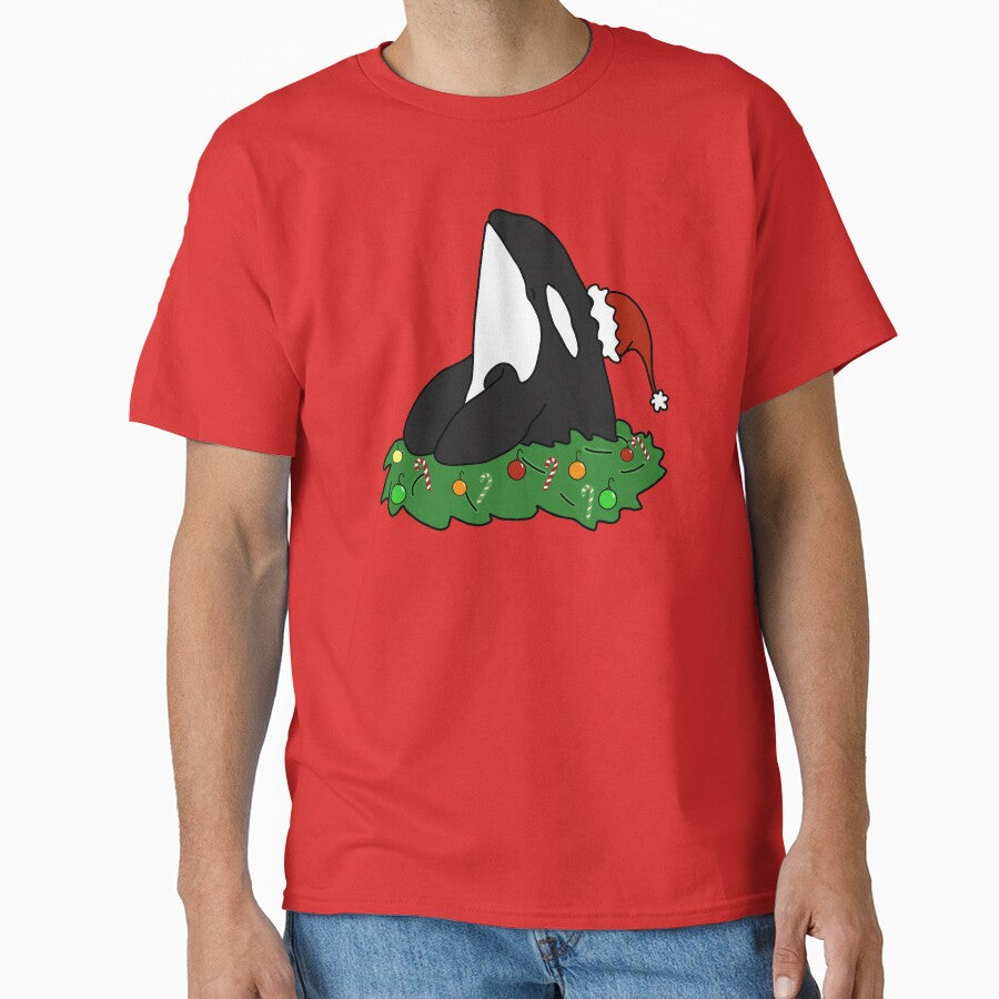 Holiday Christmas Orca by KantstandyaC