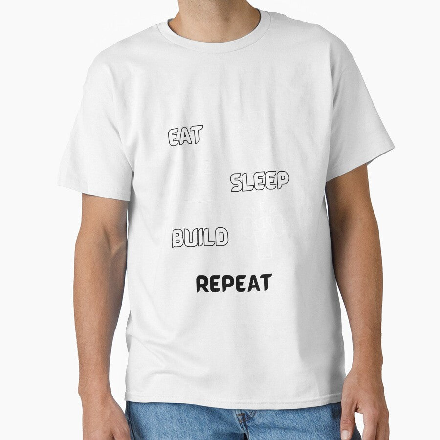 EAT SLEEP BUILD REPEAT 2 by darkthings design