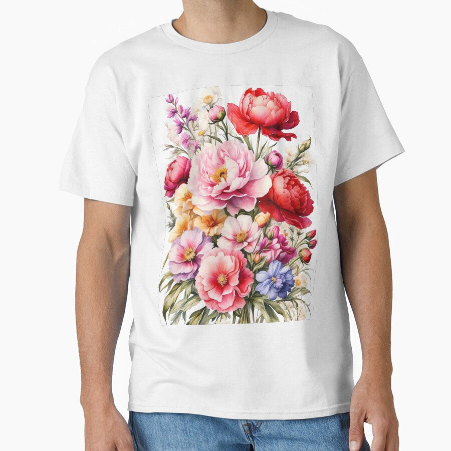 Spring:Peonies, Gladiolus, Cosmos, and Bachelor's Buttons Bouquet by Chicandcool
