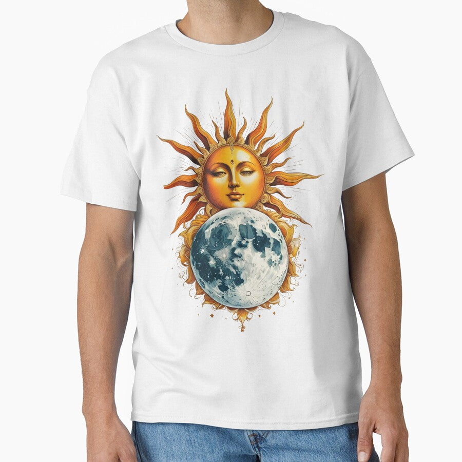 Sun hugging its moon by catcurio