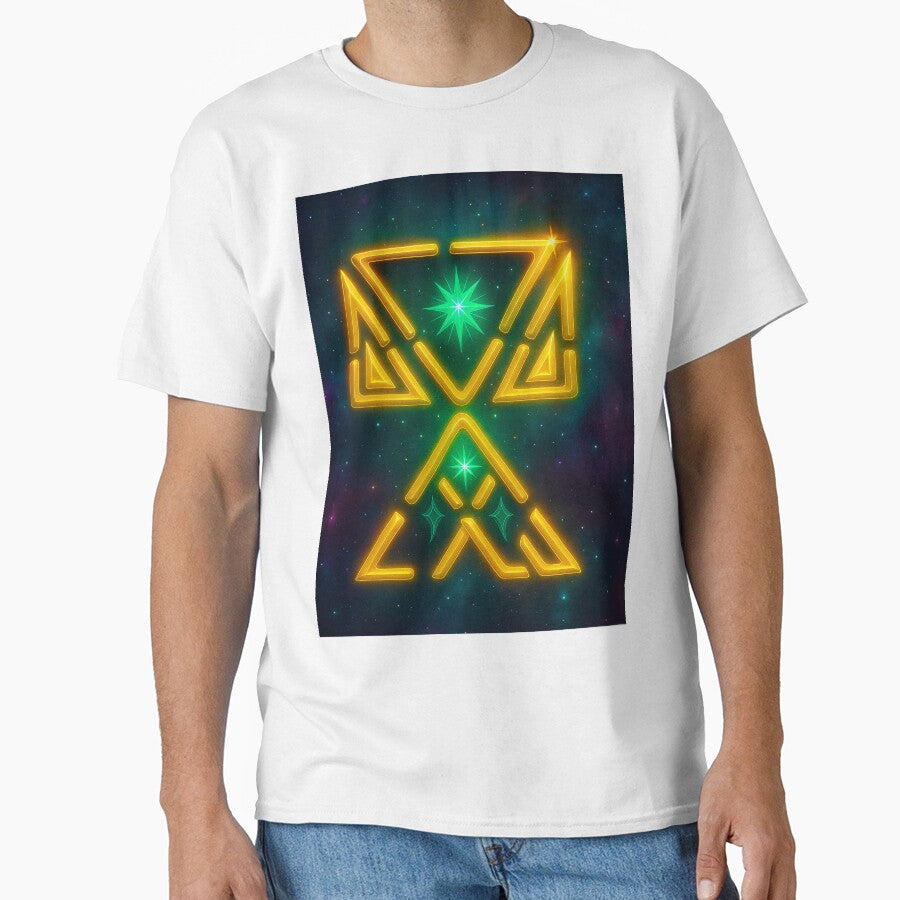 Sacred Geometry Glow – Golden Star by TatjanaMDesign