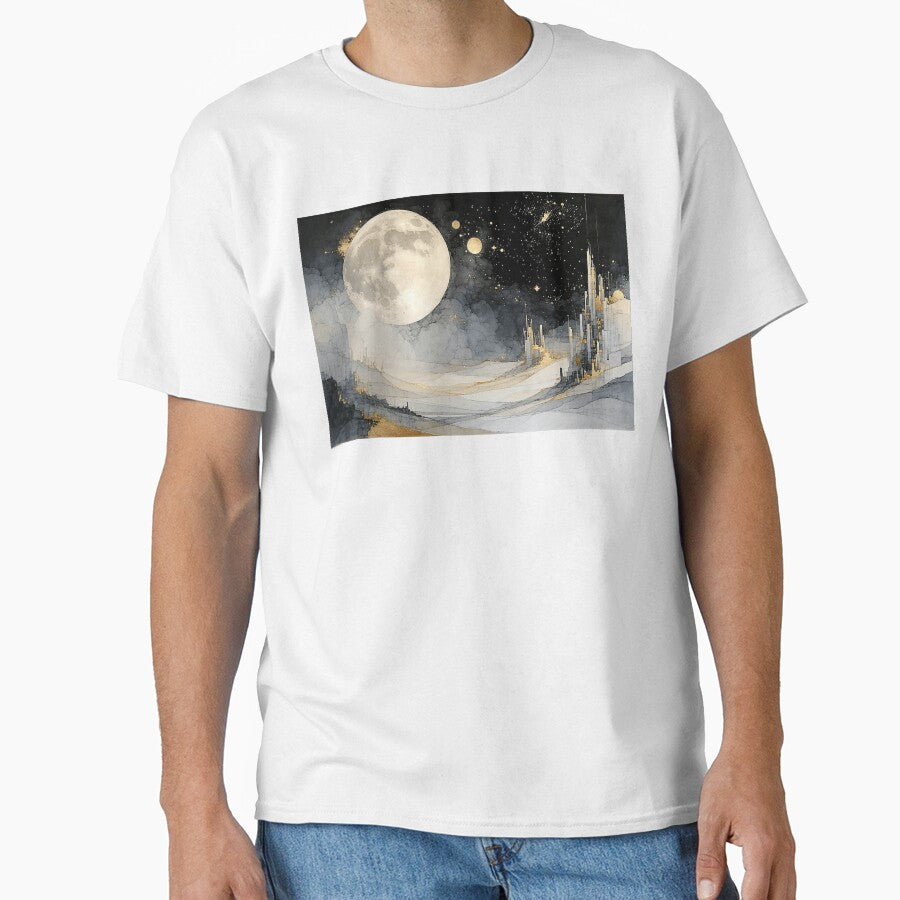 Moonlit Fantasy Cityscape by MaddenFaircroft