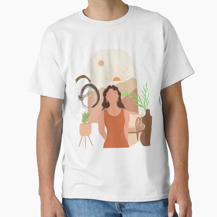 Boho Style Woman Sunshine by ARTCLAYSTO
