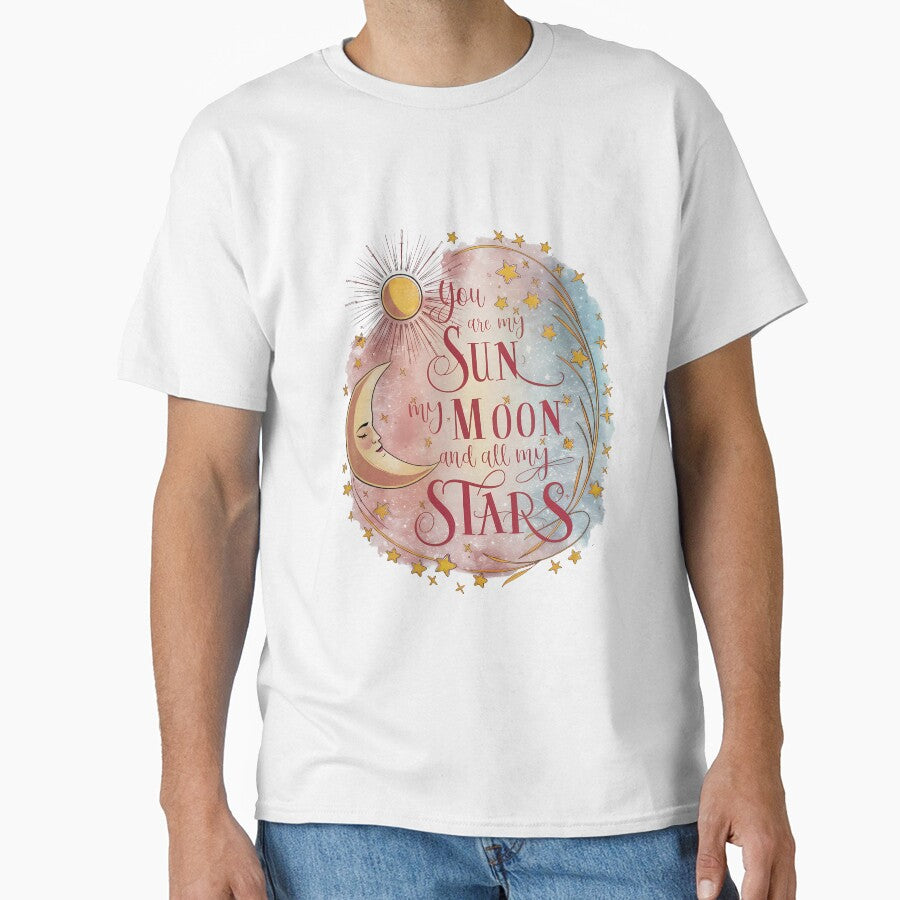 Romantic "Sun, Moon, and Stars" Celestial Design by behnay