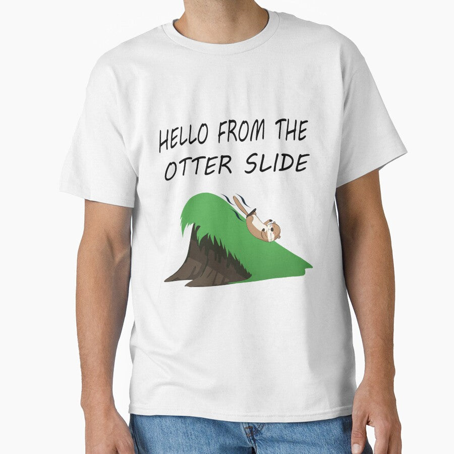 Hello from the Otter Slide | Cute Otter Pun by Lainey1978