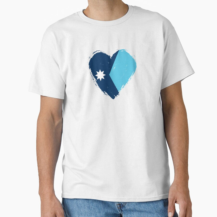 Distressed Minnesota Flag Heart MN by shitpostee