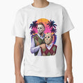 Retro halloween funny horror movie fans love sunset by HarmonieNova
