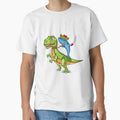 Cute Pirate Shark Riding Dinosaur T-Rex in The Kawaii Style by CreativeCranium