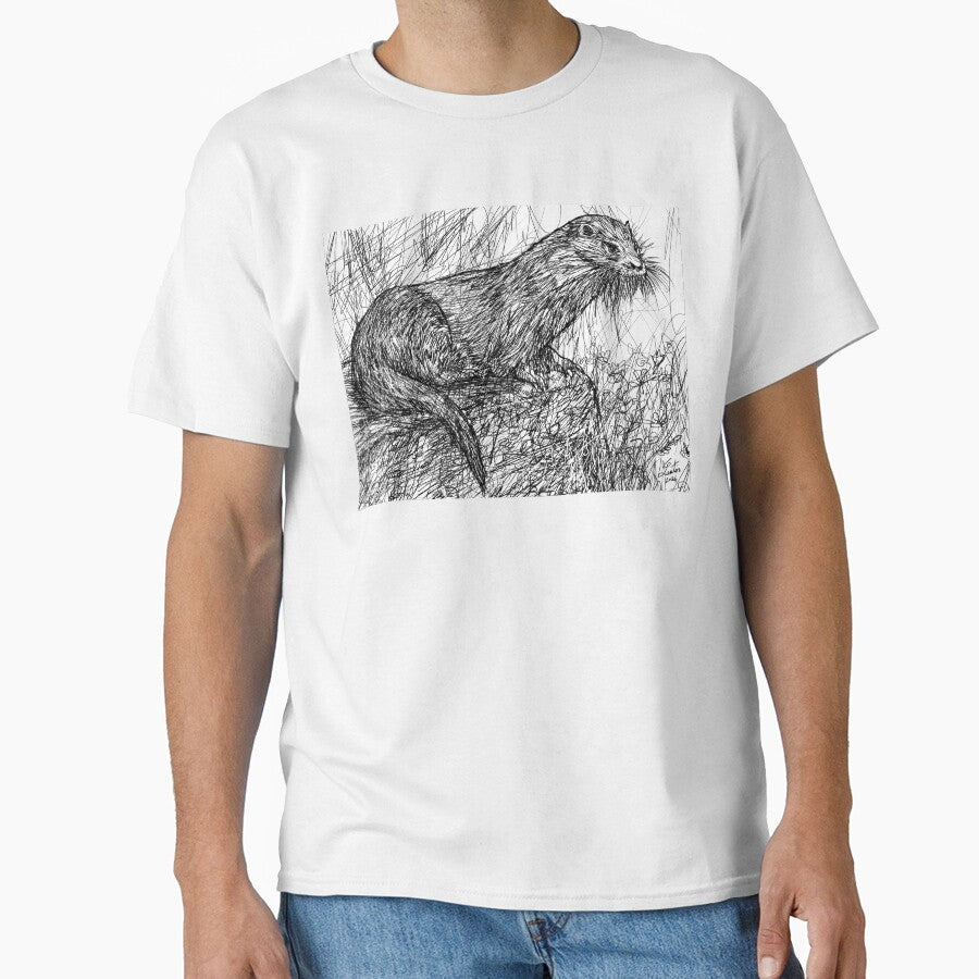 OTTER ink portrait .2 by lautir