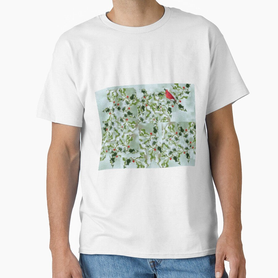 Hollies On Ice - by TSteele.Art - Winter Holiday Collection by TSteeleArt