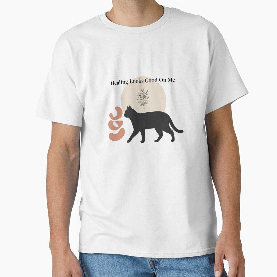 Healing Looks Good On Me - Self Growth Cat Design by RunningWhiskers