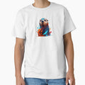 Abstract Sea Otter Art: A Colorful Twist on Wildlife Imagery by FiveIntentions