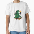Christmas Tree And Black Cat by MurillaJeremy
