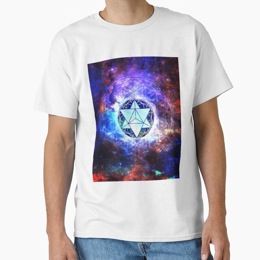 Sacred Geometry Merkaba Abstract by jyabbmgxek27