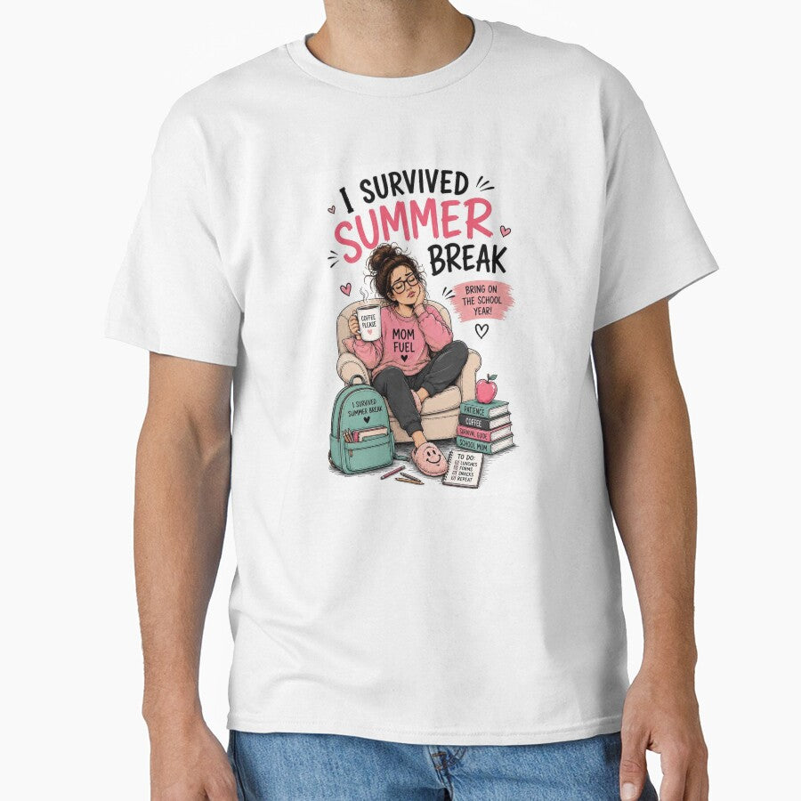 I survived summer break- funny school mom design by VeraLuta