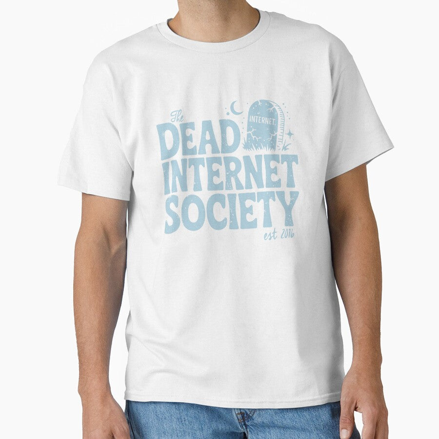 Dead Internet Theory Society Conspiracy Meme Humor by elderberry