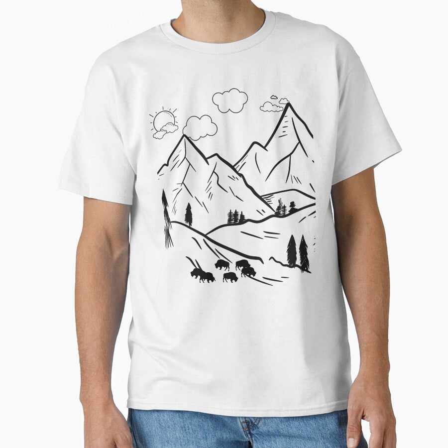 Sunrise in the Mountains by Bison Artistry