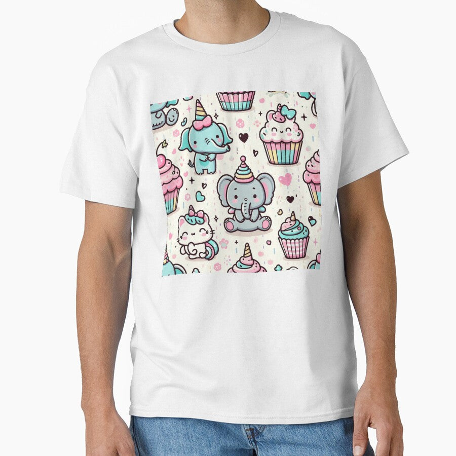 Kawaii Animals – Cute Seamless Patterns with Adorable Style by janusa