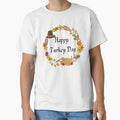Happy Turkey Day Wreath by JRNLTees