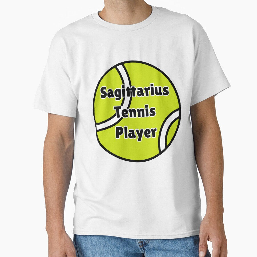 Sagittarius Zodiac Astrology Tennis Design by Midnight789