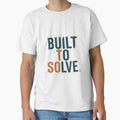 Built to Solve Engineer Minimalist Design by Amr Darwish Graphic designer