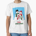 Snowman Family Merry Christmas Card by The Home Of Pink Peach