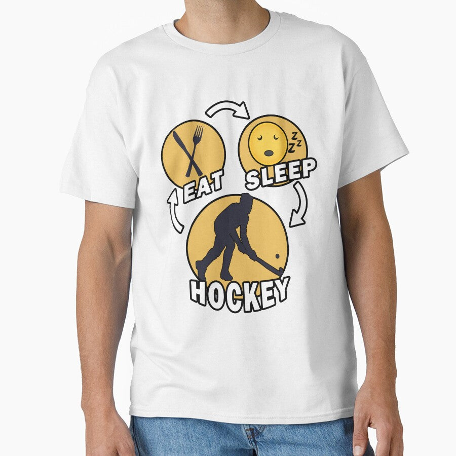 Eat Sleep Hockey Repeat by teledesign