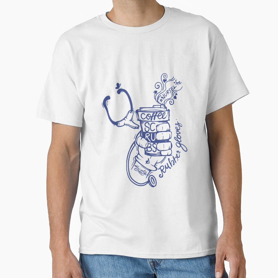 night shift nurse essentials T-shirt by artboxgo