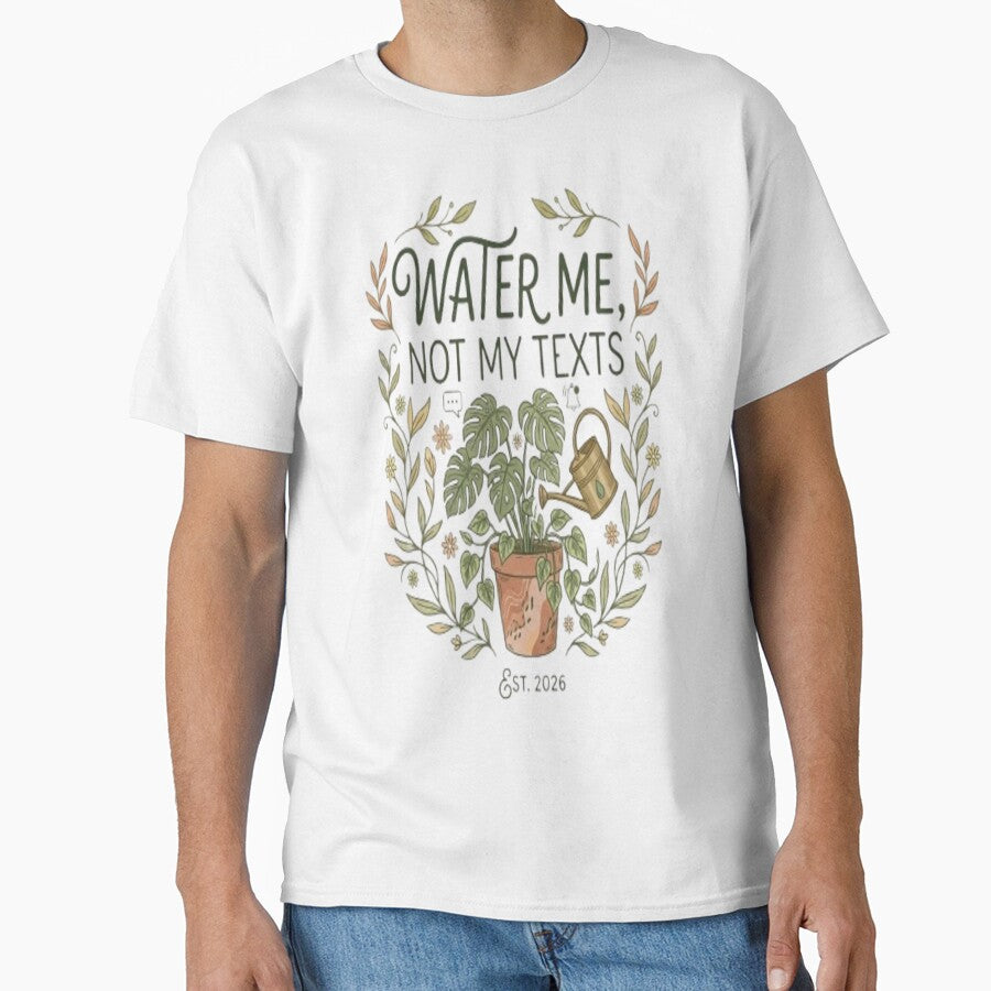 Water Me Not My Texts Funny Plant Lover Houseplant Gift by ArtsyElegance4U ⭐⭐⭐⭐⭐