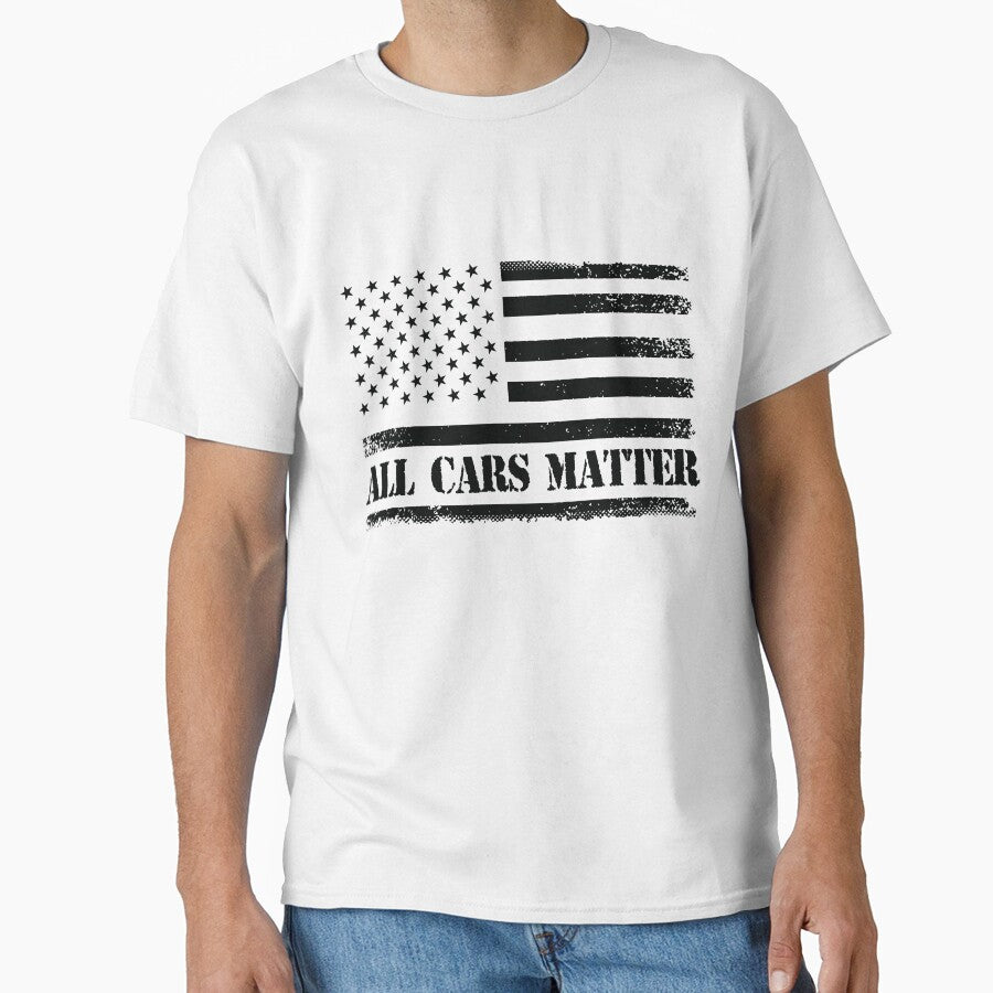 All Cars Matter Funny Mechanic Recovery Army USA Flag Vintage by Jokerstyle