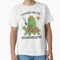 Funny Frog Meme – I Am Here for the Roughhousing by gunaone-design