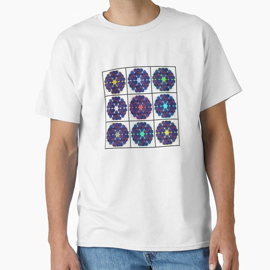 Dark Red Blue Sky Cube Mandala Star & CircleVisions Wall Of Fame by createVisions