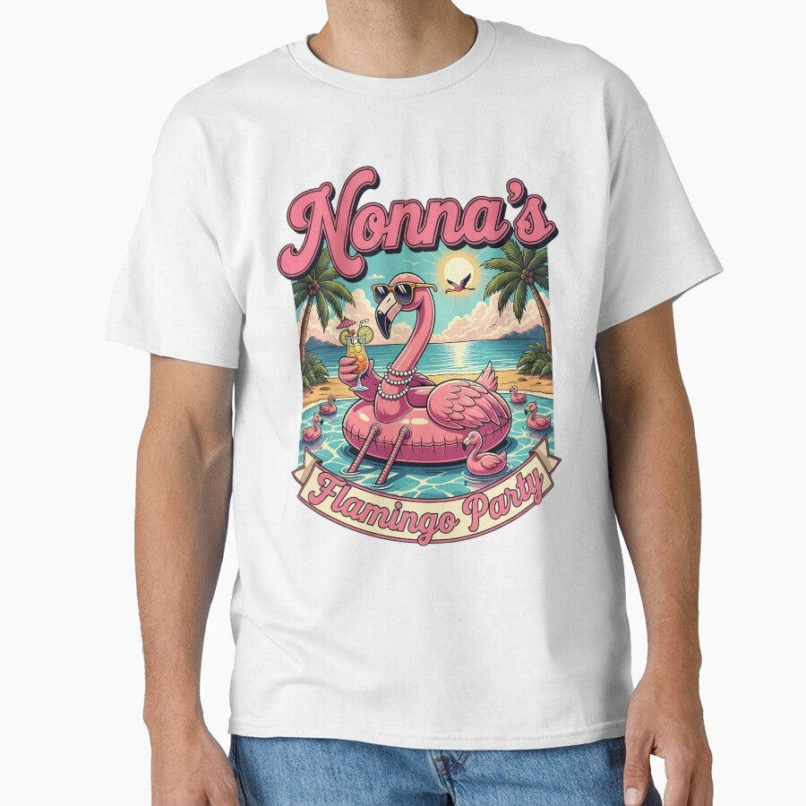 Nonna's Flamingo Party Family Reunion Tropical Beach Vacation Matching by CutOutIdols
