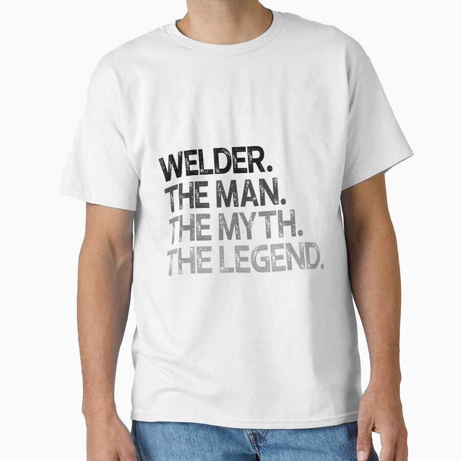 Mens Welder Gift Man Myth The Legend by GeniusDesignArt