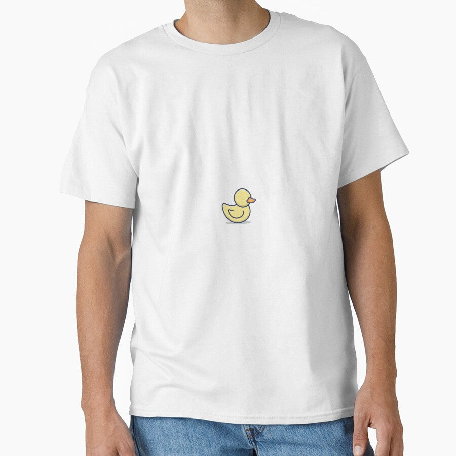 Cute Yellow Rubber Duck Minimalist Design by DuckShip