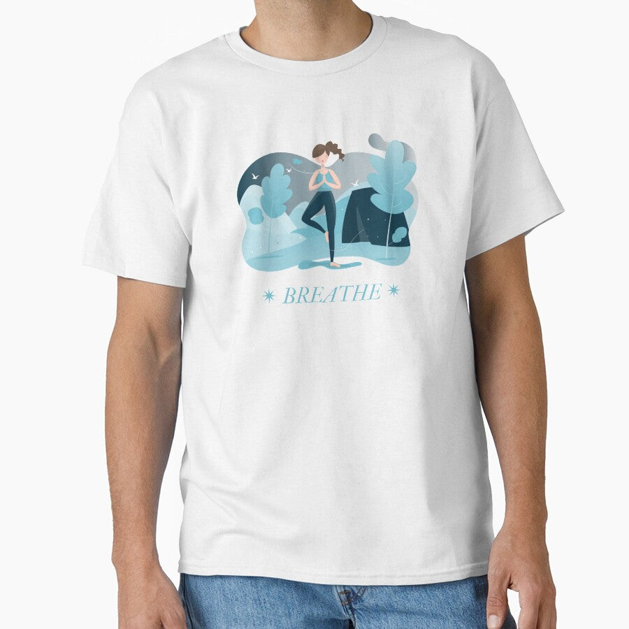 Perfect Yoga Poses Classic T-Shirt by HalasDesign