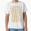 BOHO STAR PATTERN NEUTRAL BROWN by blomastudios