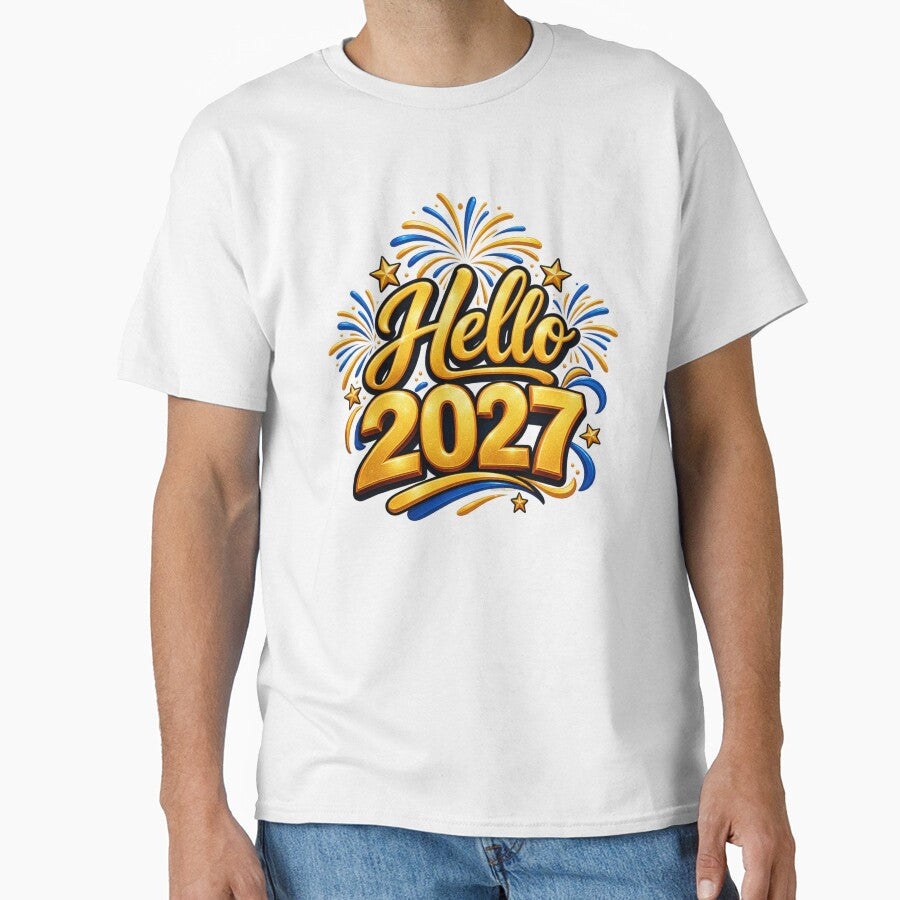 Hello 2027 New Year Shirt by MDShop011A