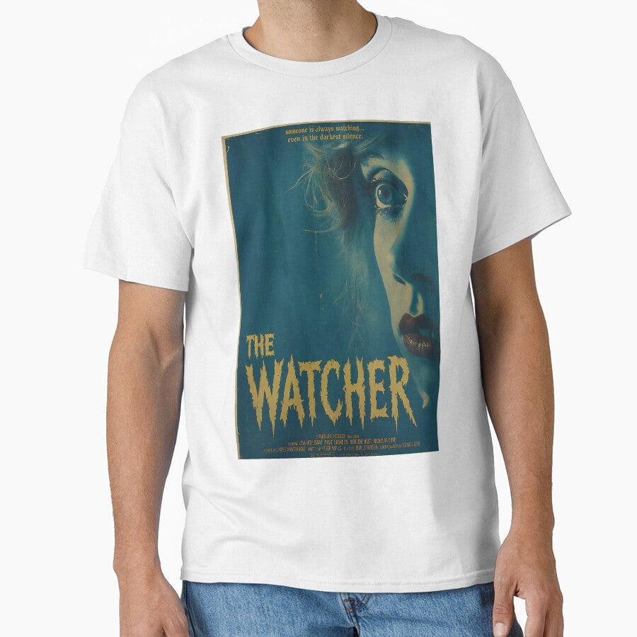 the WATCHER : fake vintage horror poster by aliraweb