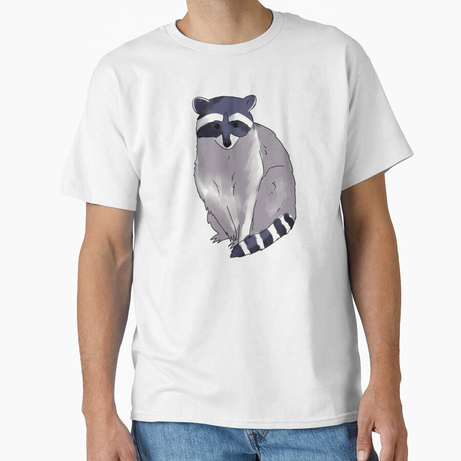 Raccoon illustration by Mayarart