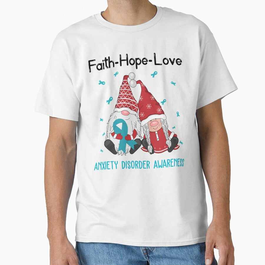 Faith Hope Love Anxiety Disorder Awareness by Sabfit