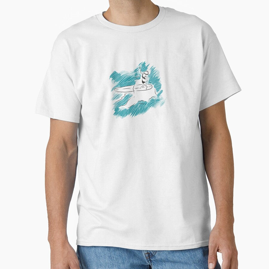 Surfing Longboard SURF Minimalist lines by Tropical Blood