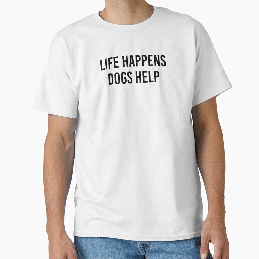 Therapy Dog Gift Therapy Dog Sticker Life Happens Dogs Help by kmcollectible