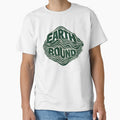 Earth Bound Topographic Typography Tee by PhylonBoxx